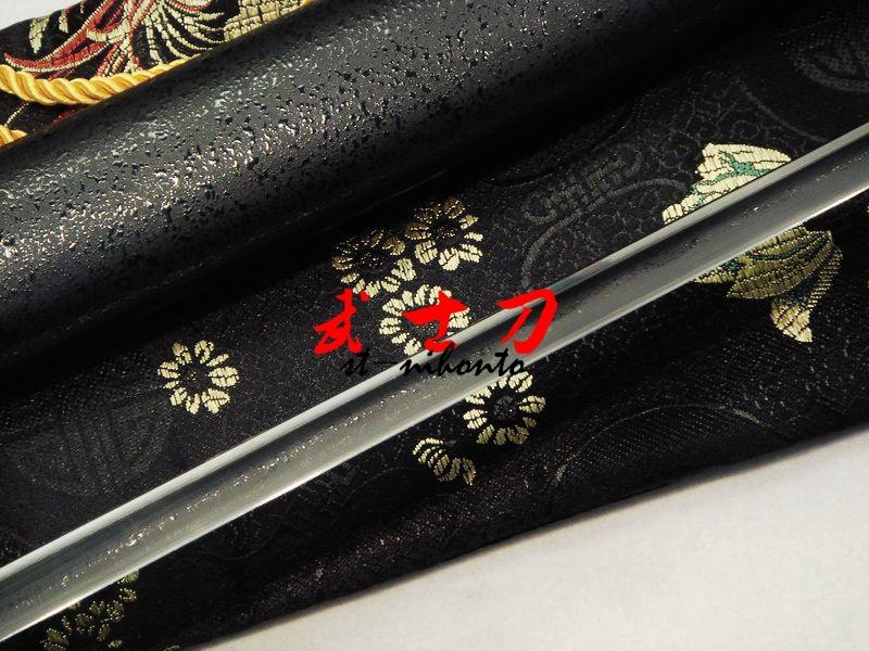 Handmade 1060 Carbon Steel Full Tang Unsharp Blade Japanese Iaido Training Katana Sword Tree Tsuba