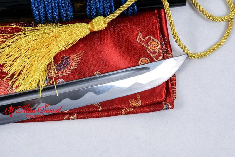 41 Inch Hand Forged Japanese Katana Sun Flower Tsuba Sword Full Tang Sharpened Blade