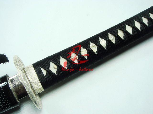 Battlereadyclay Temperedamp;Abrasive Sanmai Blade Japan Katana Sliver Fitting Sword