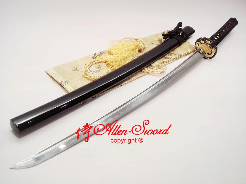 Handmade Japanese 1060 Carbon Steel Blade Katana Dragon Tsuba Full Tang Sword