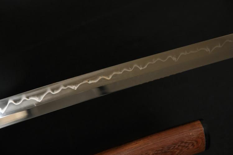 41 Inch Handmade Japanese Samurai Tiger Sword Katana Clay Tempered Full Tang Blade