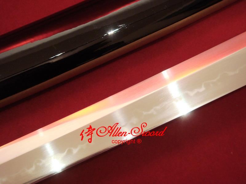 Top High Quality Clay Tempered Japanese Samurai Katana Wave Fittings Choji Hamon Full Tang Blade Sword
