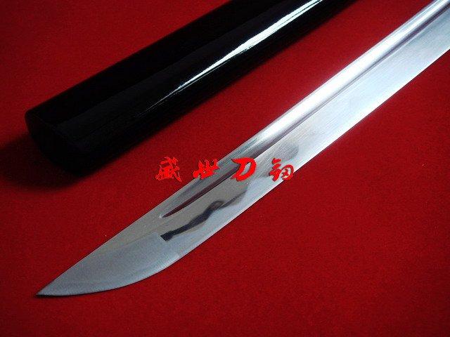 103cm High Carbon Steel Blade Japanese Katana Black Iron Tsuba Functional Sword