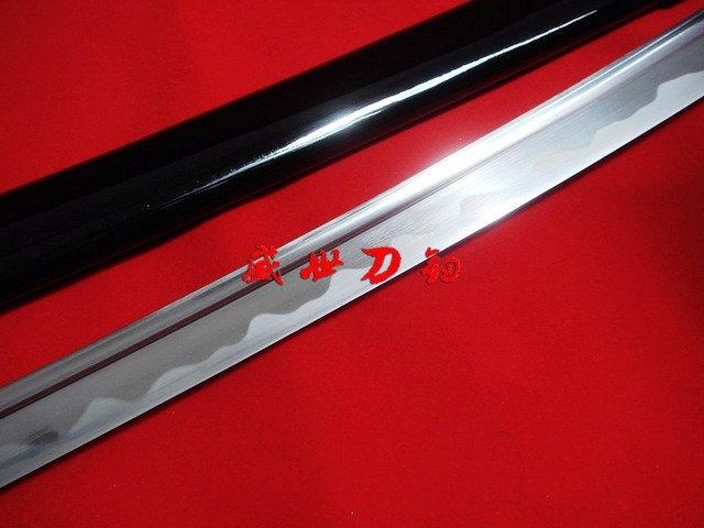 103cm High Carbon Steel Blade Japanese Katana Black Iron Tsuba Functional Sword