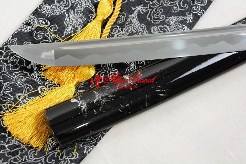 Hand Forged Japanese Battle Ready Katana Kill Bill Tsuba Sword Full Tang Blade