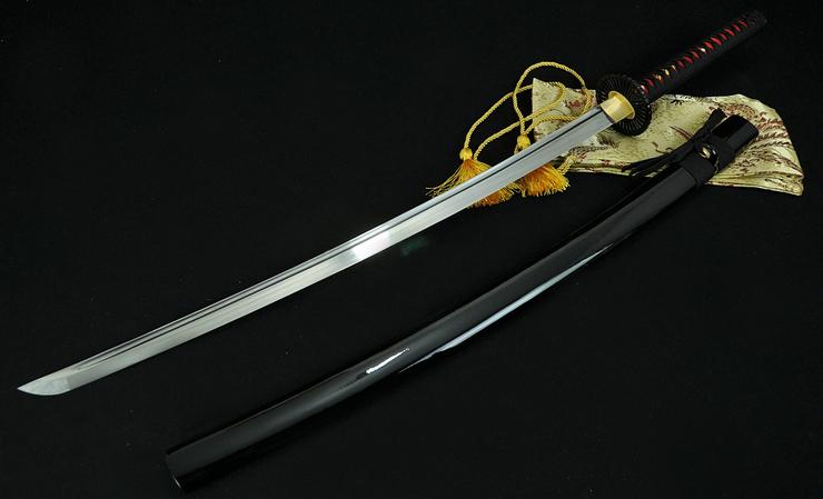 Hand Forged Japanese Samurai Sword Katana Wheel Tsuba Full Tang Sharp Blade