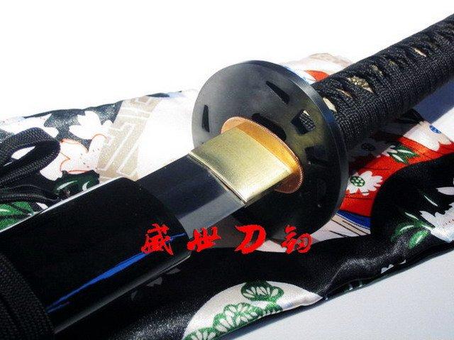 Quched 9260 Spring Steel Blade Japanese Katana Hanzo Tsuba Razor Sharp Edge