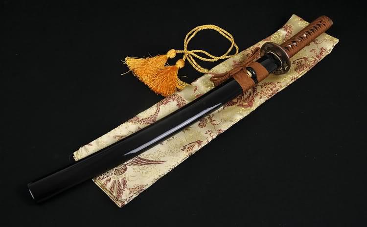 Clay Tempered Shinogi-Zukuri Blade Gamecock Tsuba Japanese Samurai Sword Katana