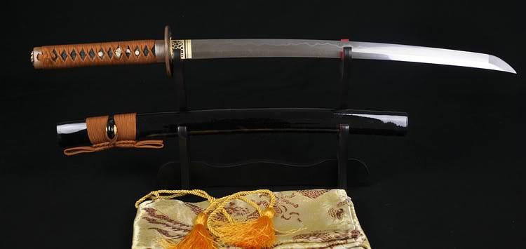 Clay Tempered Shinogi-Zukuri Blade Gamecock Tsuba Japanese Samurai Sword Katana