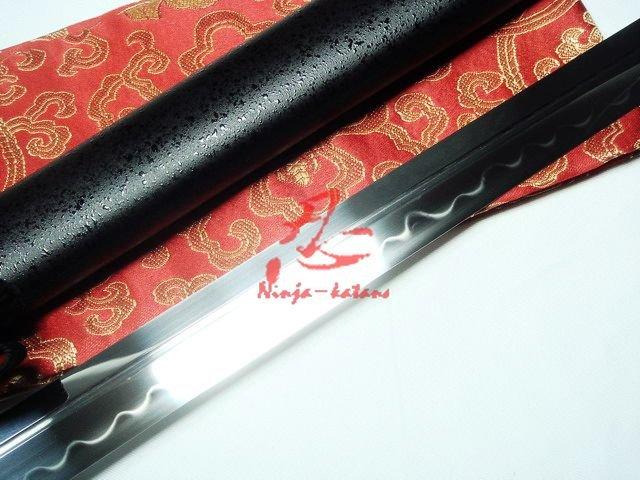 Handforged Clay Tempered Battle Ready Japanese Ninja Katana Ken Sword Sharpened Blade
