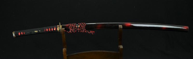 Japanese Samurai Sword Sakabato Reverse Edged Sword Clay Tempered Sharp Blade