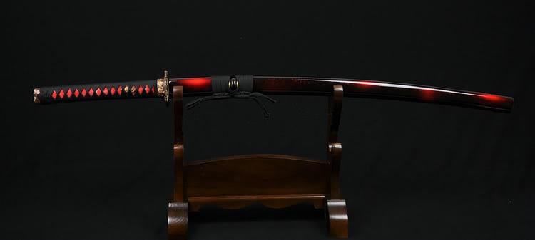 High Quality Japanese Samurai Sword Sakabato Reverse Edged Sword Very Sharp
