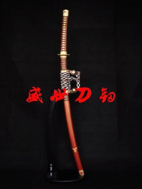 Luxury Battle Ready Japanese Samurai Tachi Sword Sanmai Blade Sharpened