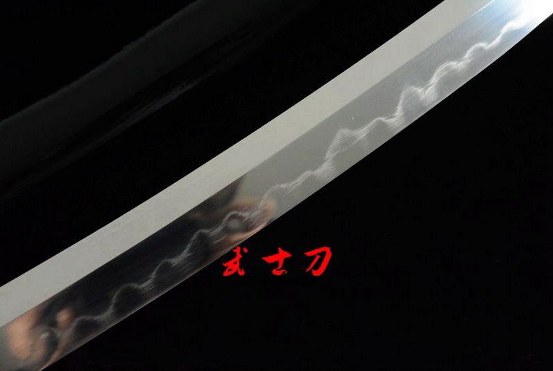 Clay Tempered Kobuse Blade Japanese Tanto Sword Handachi Koshira Fittings