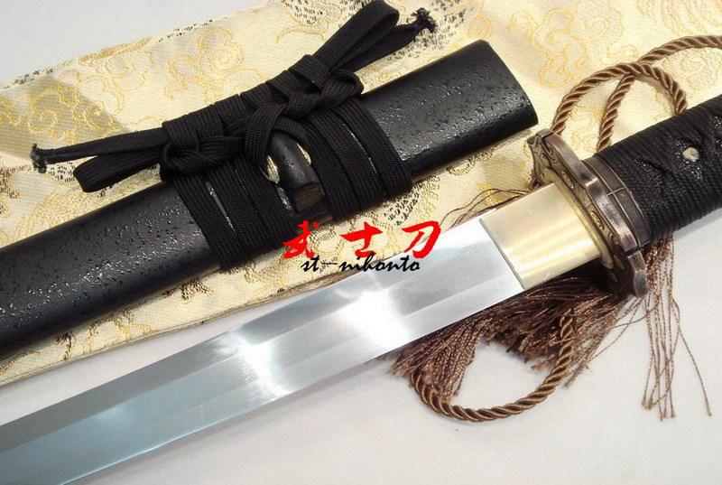 Battle Ready Spring Steel Blade Japanese Handachi Wakizashi Katana Full Tang Sword