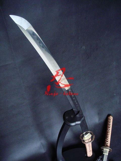 Clay Tempered Katana/Wakizashi Sword Sanmai Blade Sharpened Edge